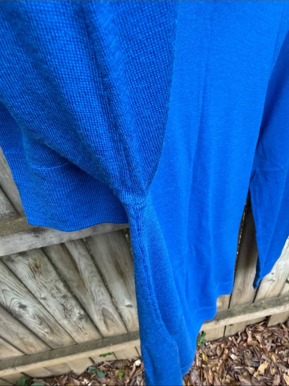 J. Crew Carolyn turtleneck sweater in merino wool CM709 Tidewater blue 12 14 L